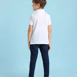 u.s. polo assn. Boys Graphic Print Regular Fit Polo T-Shirt image 2