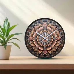 olive tree Round Shaped Analog Wall Clock image 2