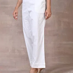 lakshita Women Straight Fit Palazzos with Insert Pockets image 2