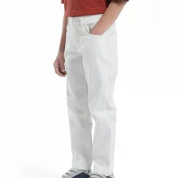 rare ones Boys High Rise Flexi Waist Trousers  image 2