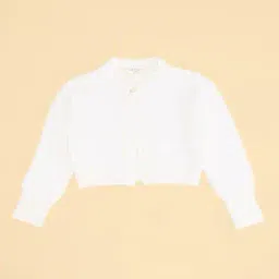 pantaloons junior Girl Embroidered Cardigan with Button-Closure image 2