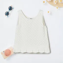 max Girls Cotton Knitted Shorts Set image 2
