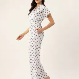sleek italia Women Floral Print Jumpsuit image 2
