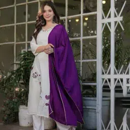 nyrika Women Embroidery Straight Kurta Set image 2