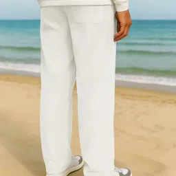 neonomad Men Ribbed Straight Track Pants image 2