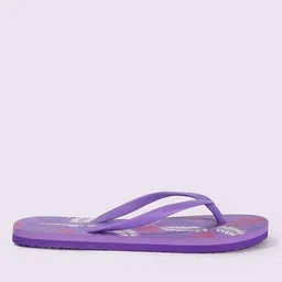 frisbee Women Printed Thong-Strap Flip-Flops image 2