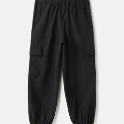 united colors of benetton Boys Black Joggers image 2