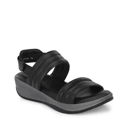 delize Open-Toe Wedges with Velcro Fastening image 2
