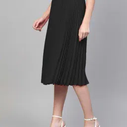 ptvize Women Pleated A-Line Skirt image 2