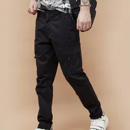 forca by lifestyle Men Pleated Slim Fit Pants image 2