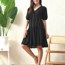 deckedup Women Empire Midi Dress image 2