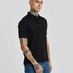 snitch Men Regular Fit Polo T-Shirt with Collar Neck image 2