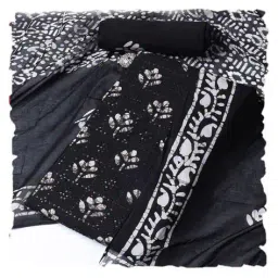 mbz.in by meena bazaar Women Cotton Self-design Unstitched Dress Material image 2