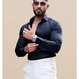 buda jeans co  Men Satin Regular Fit Shirt image 2