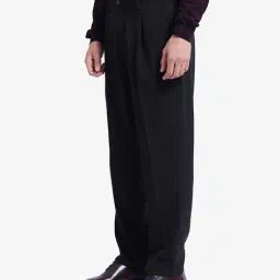 rare rabbit Men Flat Front Relaxed Fit Trousers  image 2