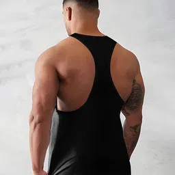 bab Men Typographic Print Sleeveless Vest image 2