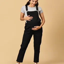 the mom store Women Square Neck Dungaree image 2