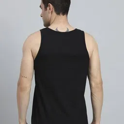 prerit Men Typographic Print Sleeveless Vest image 2