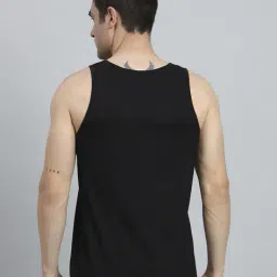 prerit Men Typographic Print Scoop-Neck Vest image 2