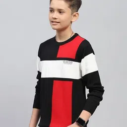monte carlo Boys Self-design Sweater image 2