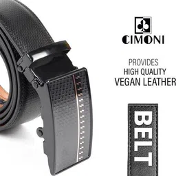 cimoni Men Slim Belt with Auto-Buckle Closure image 2