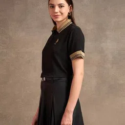 u.s. polo assn. Women Oversized Polo T-Shirt with Logo Embroidered image 2