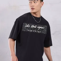 urbanice Men Cotton T-shirt image 2