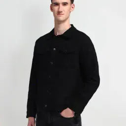 u.s. polo assn. Men Regular Fit Denim Jacket with Flap Pockets image 2