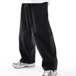 asos design Balloon Fit Flat-Front Cargo Trousers image 2