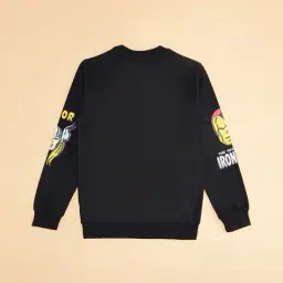 pantaloons junior Boys Marvel Print Regular Fit Sweatshirt image 2