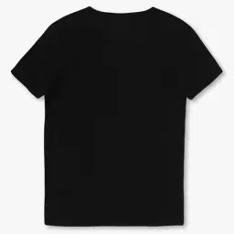 yb dnmx Boys EPP-11 Typographic Print Slim Fit Cotton Round-Neck T-Shirt image 2