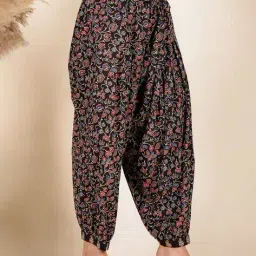 aramya Women Printed Salwar with Elasticated Waist image 2