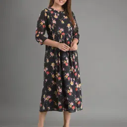 kaheksa Women Floral Print A-Line Dress image 2