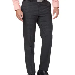 park avenue Men Relaxed Fit Trousers image 2