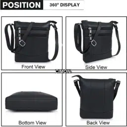 cimoni Men Messenger Sling Bag with Adjustable Strap image 2