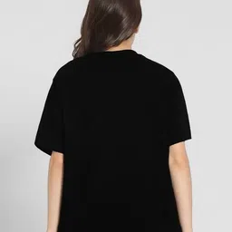 notsofit Women Graphic Print Oversized Fit Round-Neck T-Shirt image 2