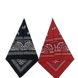 aadikart Unisex Pack of 3 Paisley Scarves image 2