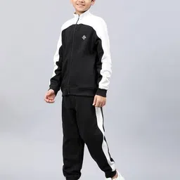 li'l tomatoes Boys Regular Fit Outdoor Tracksuit image 2