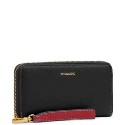 miraggio Women Zip-Around Wallet with Metal Logo Accent image 2