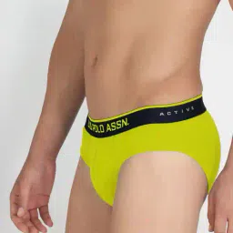u.s. polo assn. Men Mid-Rise Elasticated Waist Briefs image 2