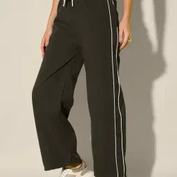 qioa Women Straight Joggers with Insert Pockets image 2