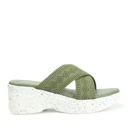 h.m. ladies footwear Women Geometric-Patterned Open-Toe Wedges image 2