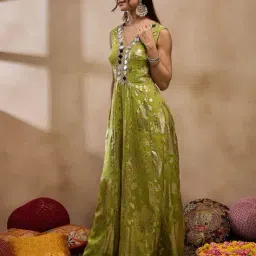 mabish by sonal jain Women Printed Kalidar Jumpsuit image 2