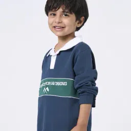 ed-a-mamma Boys Typographic Print Cotton Sweatshirt image 2