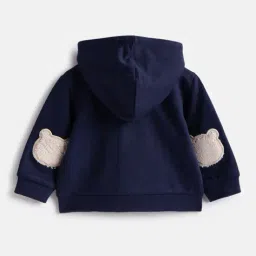 chicco Boys Zip-Front Hoodie with Ribbed Hem image 2