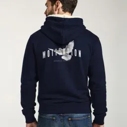 togs & terre Men Typographic Print Regular Fit Hoodie image 2