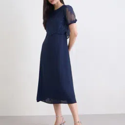 styli Women Midi A-Line Dress image 2