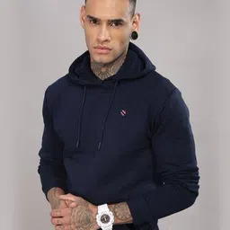 buda jeans co Men Regular Fit Hoodie with Kangaroo Pockets image 2