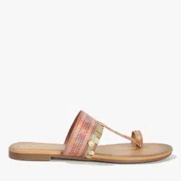 hi-attitude Women Embellished Toe-Ring Sandals image 2