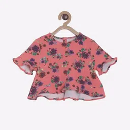 mini klub Floral Print Top with Tiered Skirt image 2